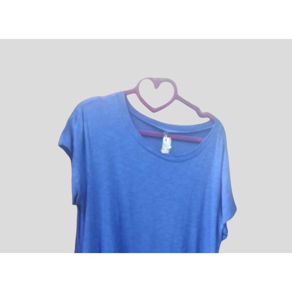 Blue Long Rippled Top - Picture 6 of 7